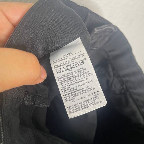 Old Navy Mens Jeans Size 29 Slim Stretch Black Denim Comfort Jeans 29x30 - Picture 4 of 15